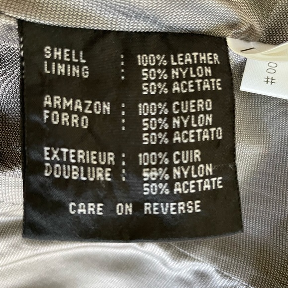 Kenneth Cole black James Dean leather jacket size S - Picture 6 of 7